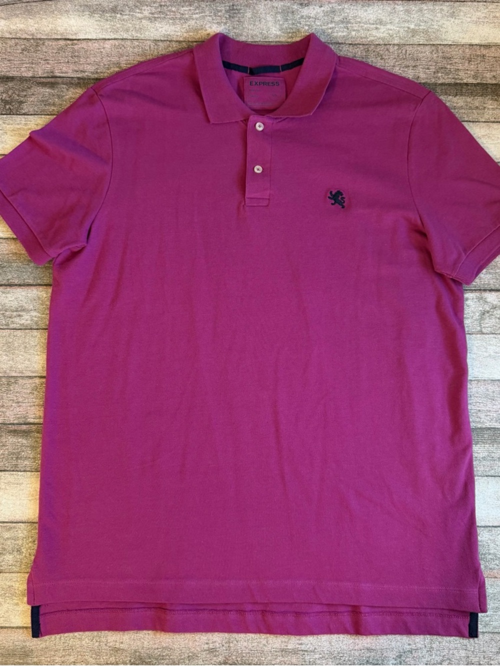 Express Men's Polo Shirt - Fuchsia